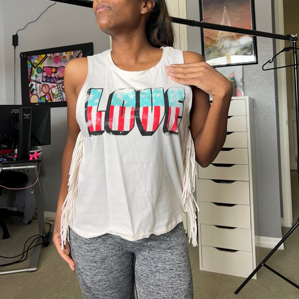 Arizona Tank Top-White Medium